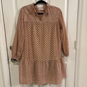 Boho Chic Long Sleeve Dress